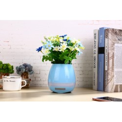 Pot de fleurs musical (Bleu)