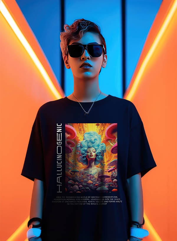 Hallucinogenic Black T-shirt