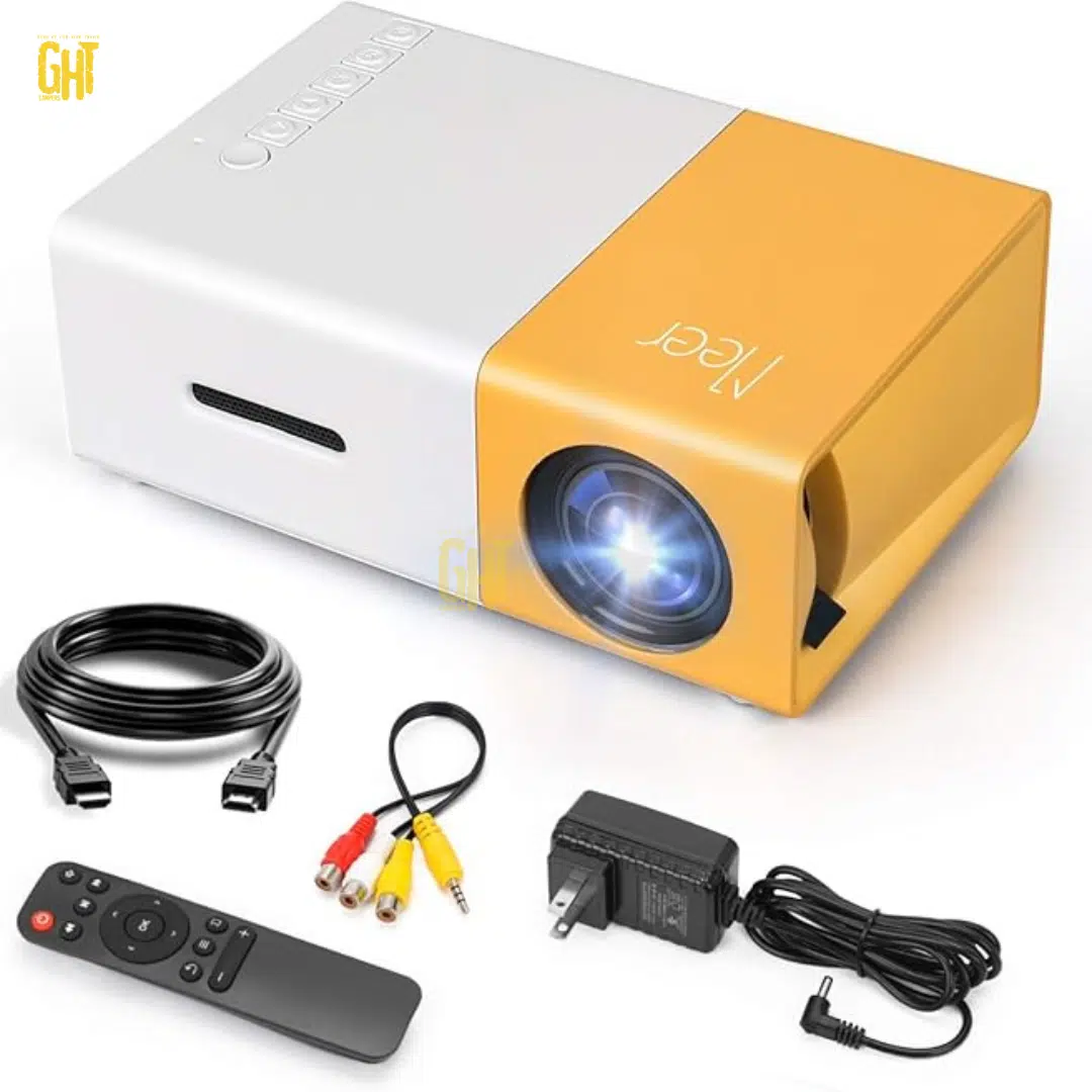 Mini Projecteur LED Portable – Compatible HDMI, USB, MicroSD – Meer