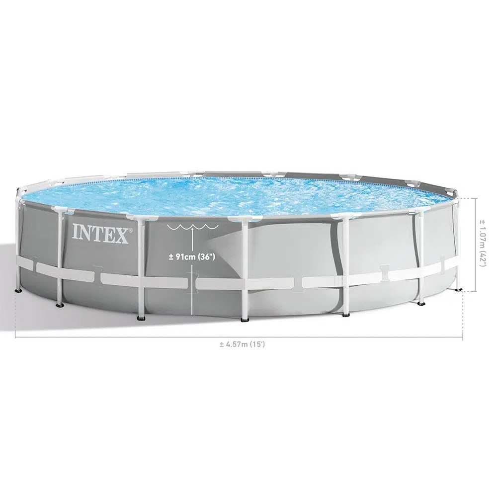 Piscine Prism Frame ronde 4,57 x 1,07 m