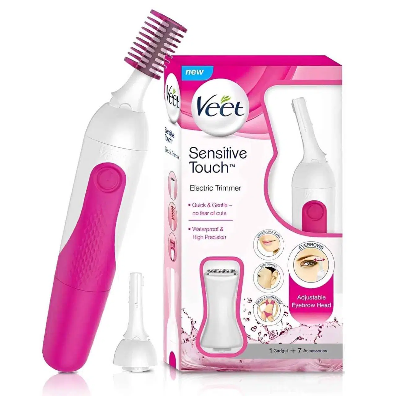 Pack Veet Sensitive Precision Expert + épilateur rechargeable
