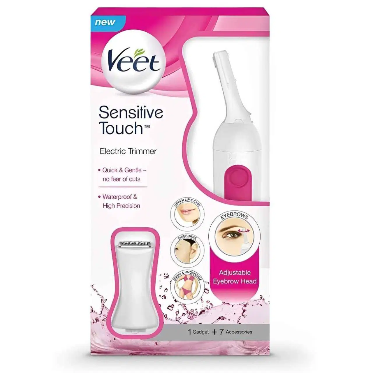 Pack Veet Sensitive Precision Expert + épilateur rechargeable