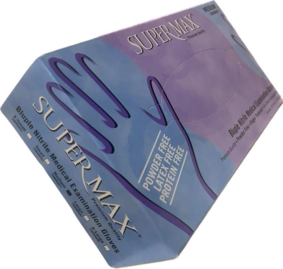Carton gants nitrile Super Max