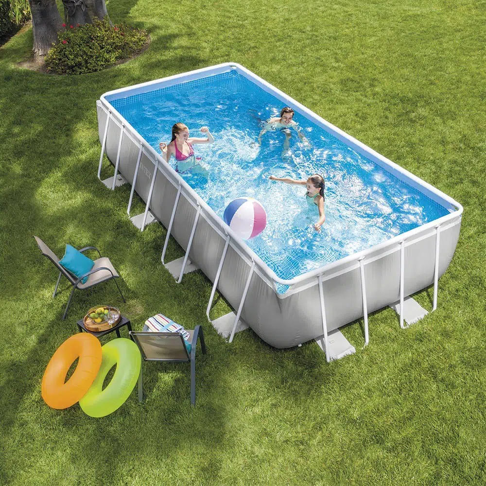 Piscine Prism Frame rectangulaire 4,00 x 2,00 x 1,22 m