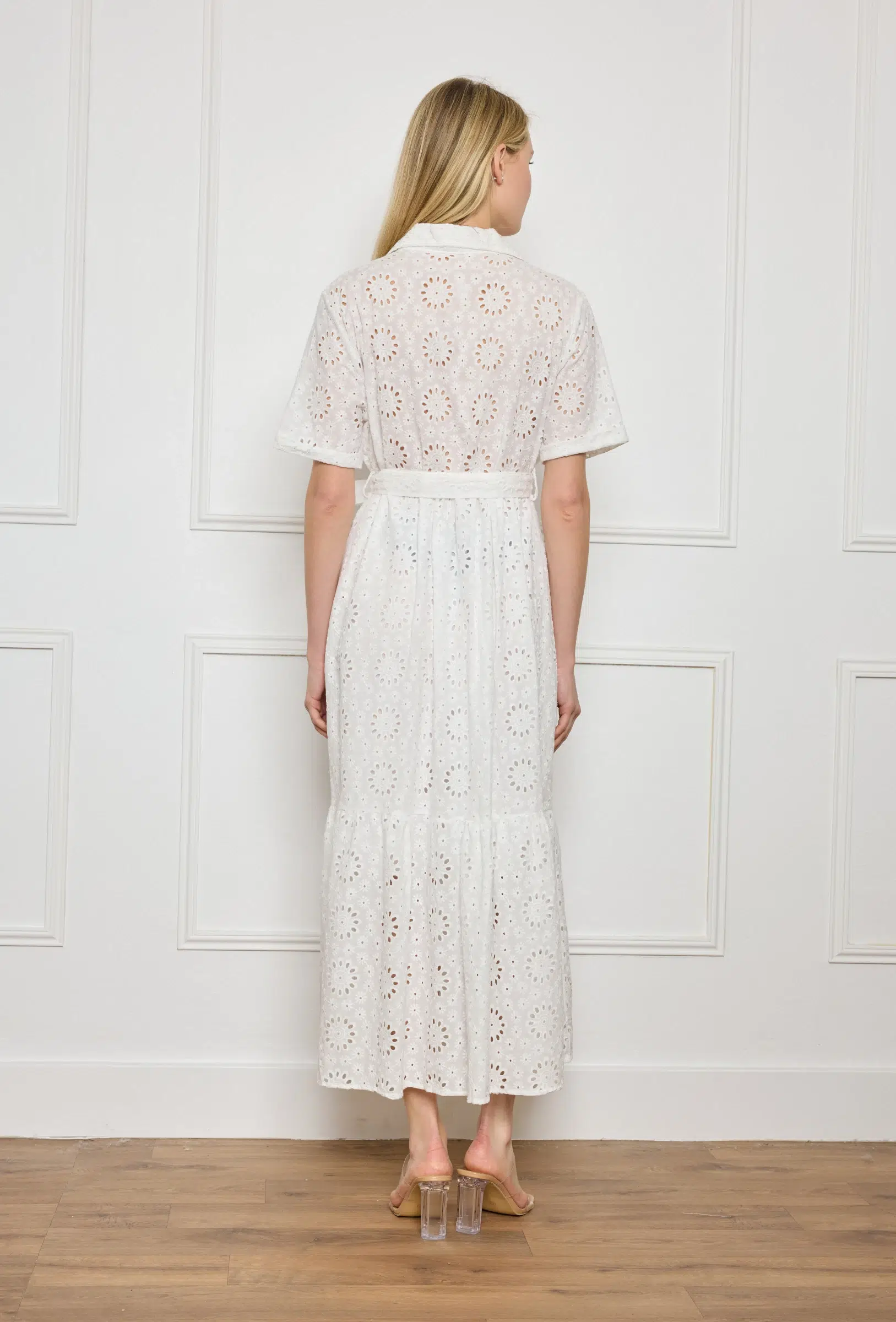Robe anglaise avec ceinture