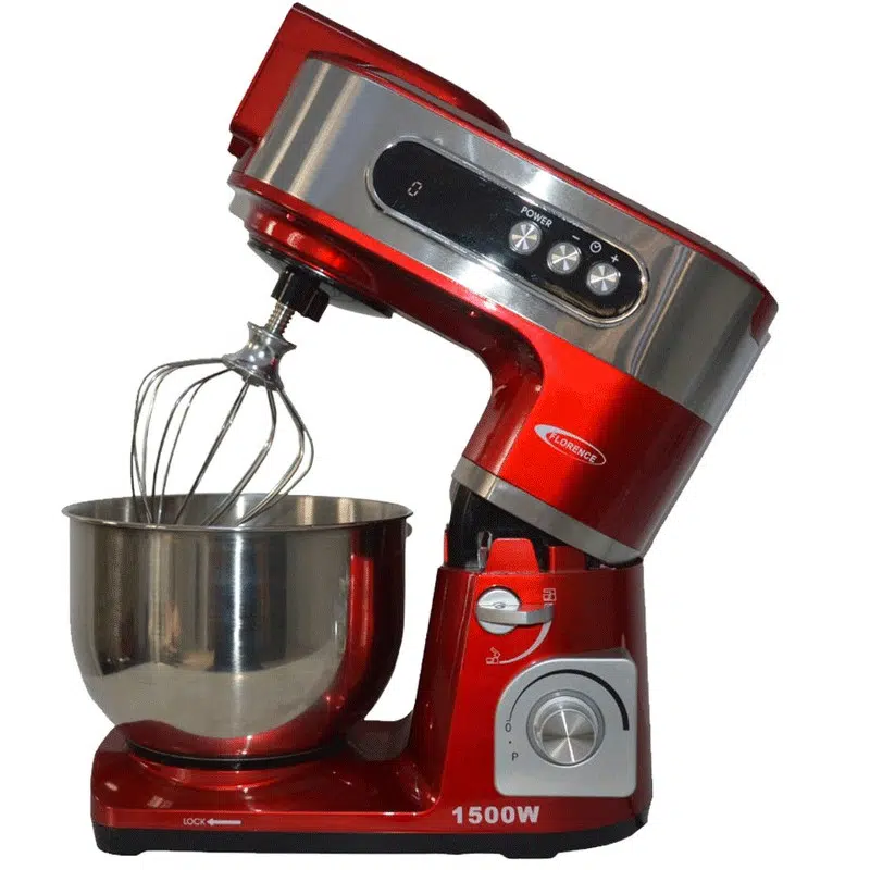 Robot pétrin Florence SM6409E - 6 Litres - 1500 watts - Rouge