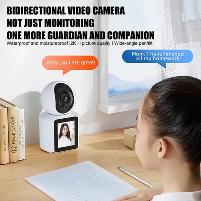 Caméra Ultra HD WIFI 1080P, Caméra d'appel vidéo Détection de mouvement, 5mg