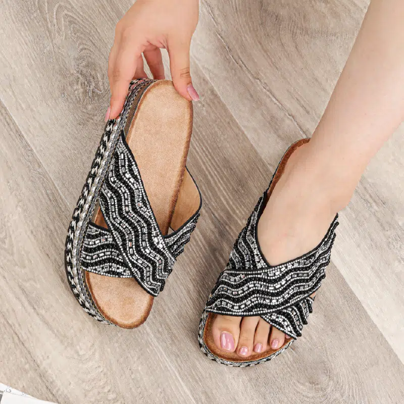 Mule Femme Réf SF709-7 Noir
