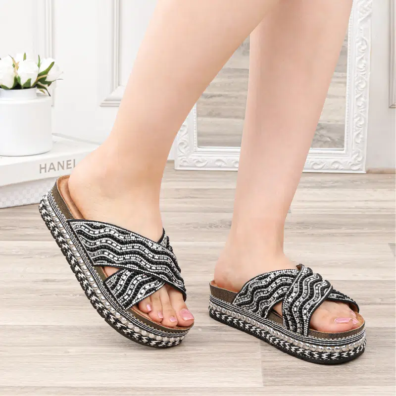 Mule Femme Réf SF709-7 Noir