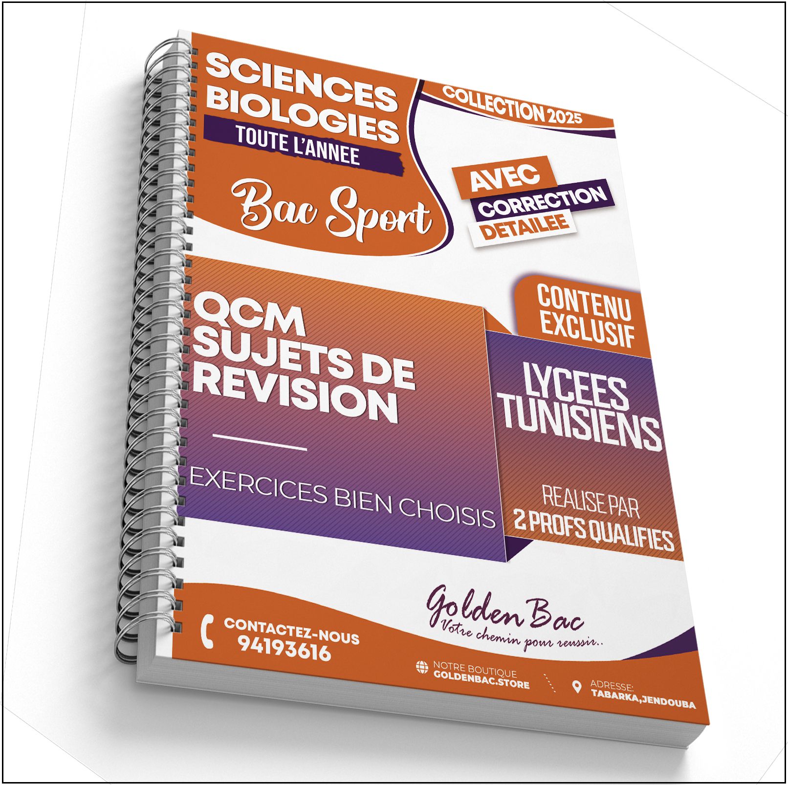 PHYSIQUE - MATHS -SCIENCES BIOLOGIES - TOUTE lANNEE - BAC SPORT