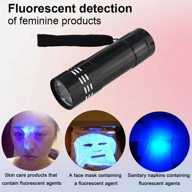 Scorpion Inspection Lamp Waterproof Portable for Fluorescent Agent/ Currency Test