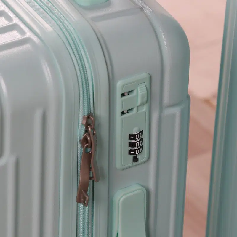 Série de 3 valises incassables ABM - Bleu Ciel