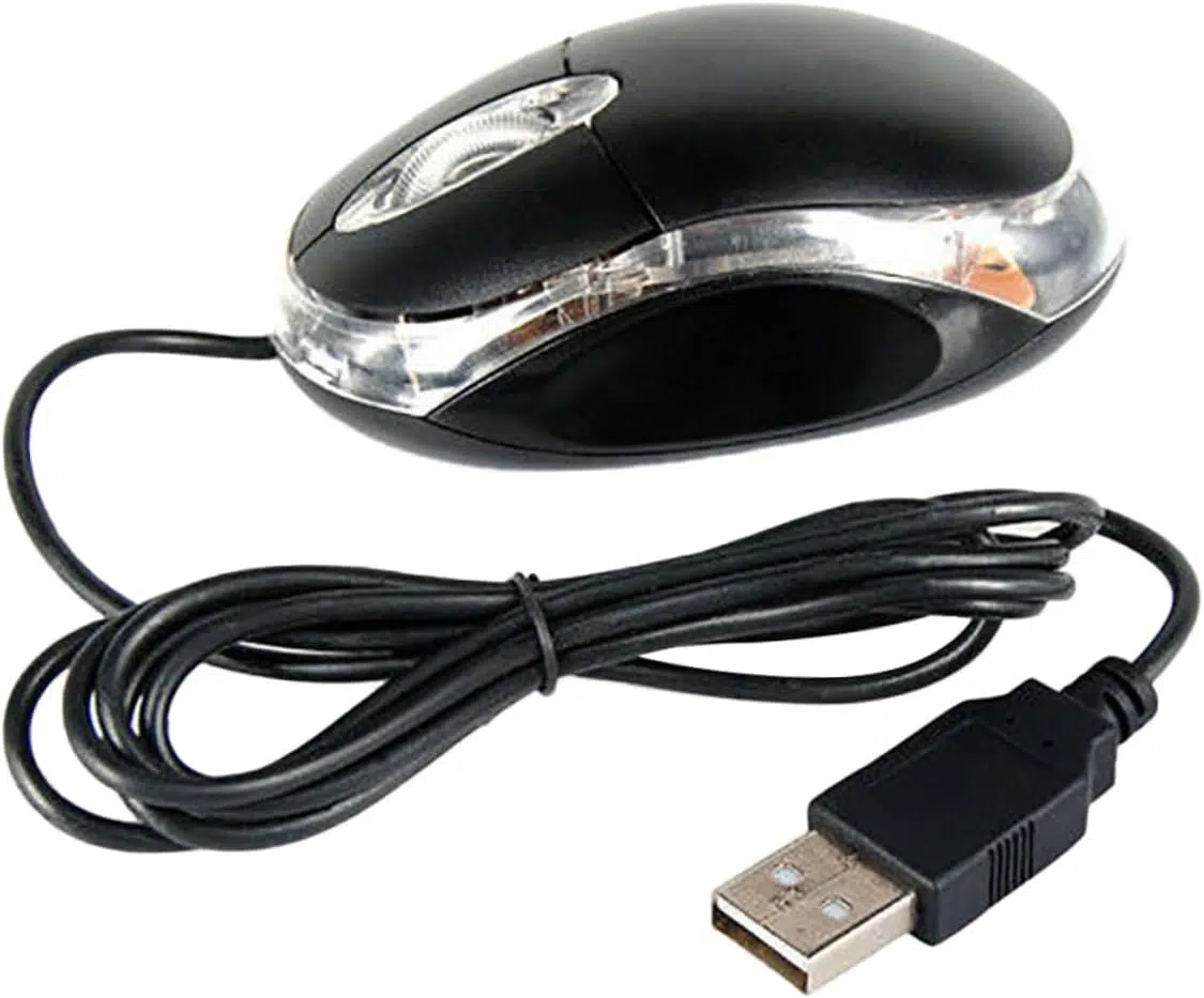 Souris avec LED rouge