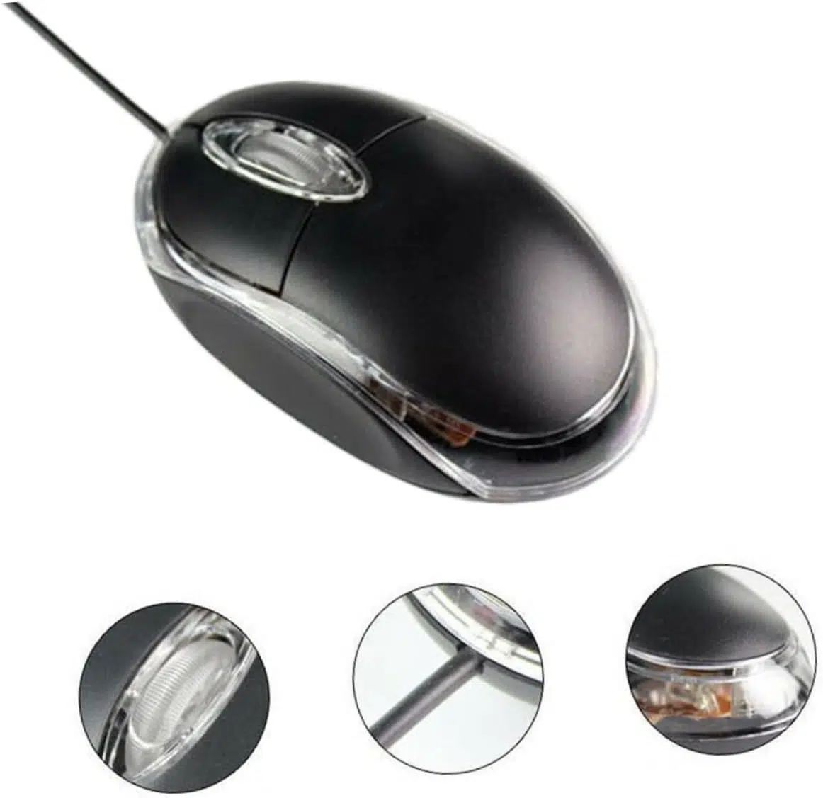 Souris avec LED rouge