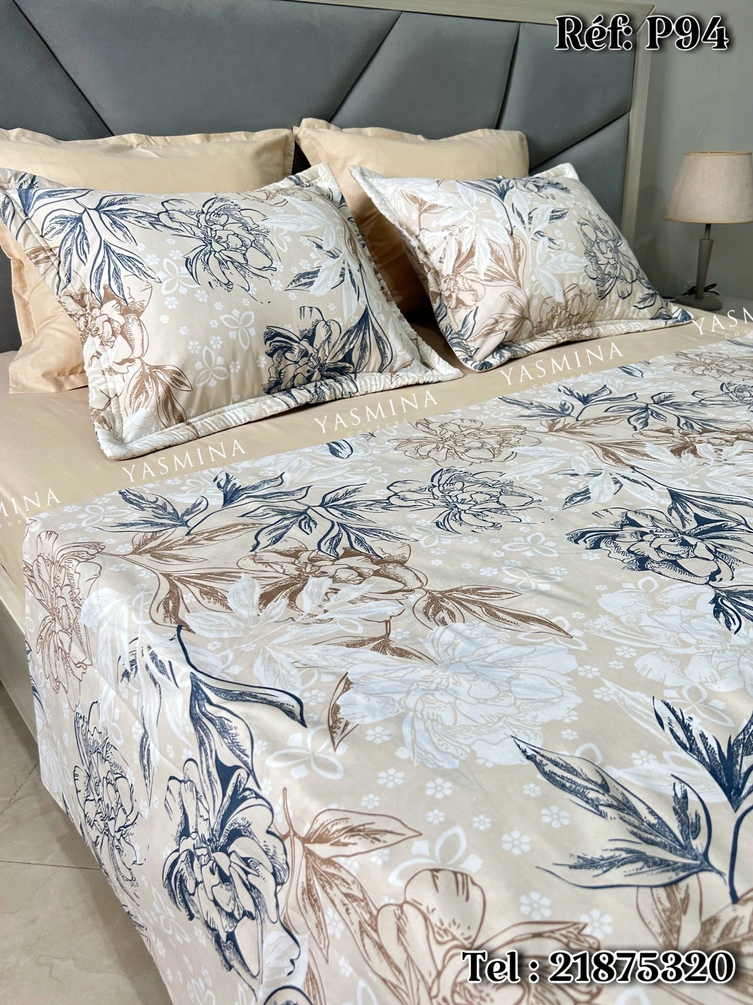 Parure de lit STONE claire