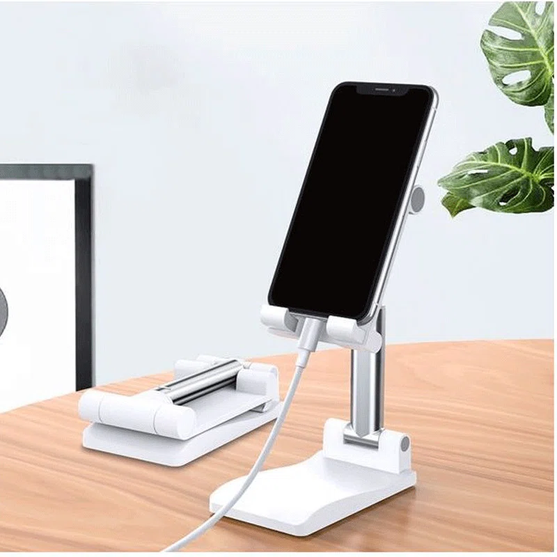 Support De Bureau Pour Smartphone Havit ST7008 Pliable Avec Miroir Blanc