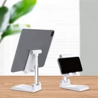 Support De Bureau Pour Smartphone Havit ST7008 Pliable Avec Miroir Blanc