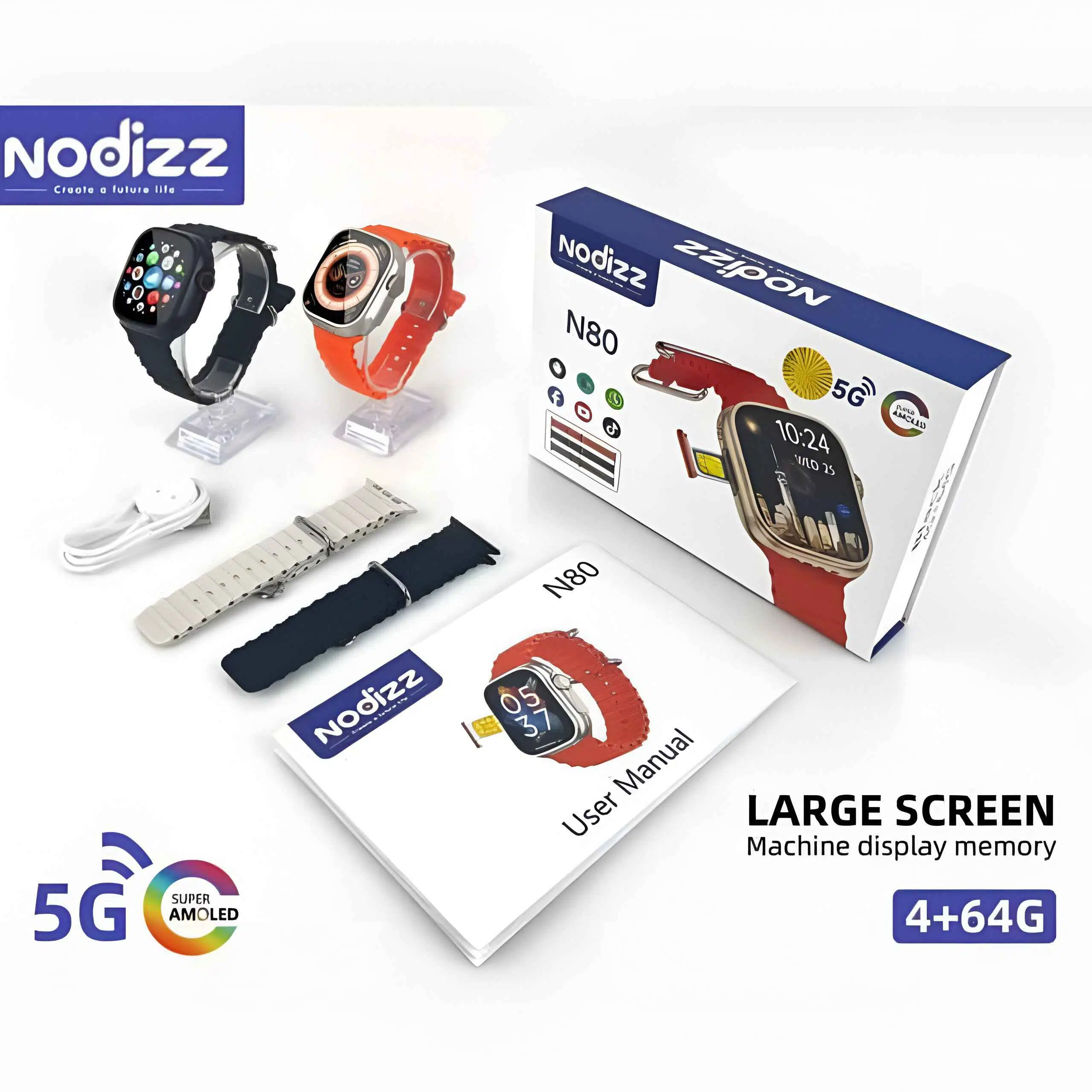 Smart watch Nodizz N80 5G