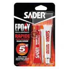Colle epoxy bi-composant RAPIDE SADER