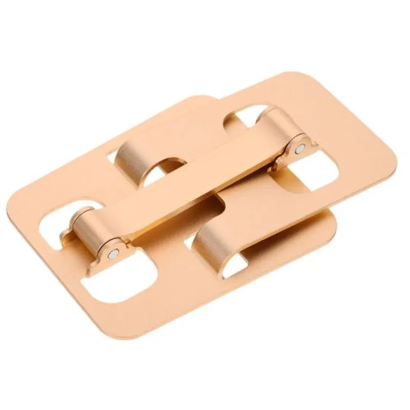Support de Téléphone en Aluminium Pliable et Robuste Gold