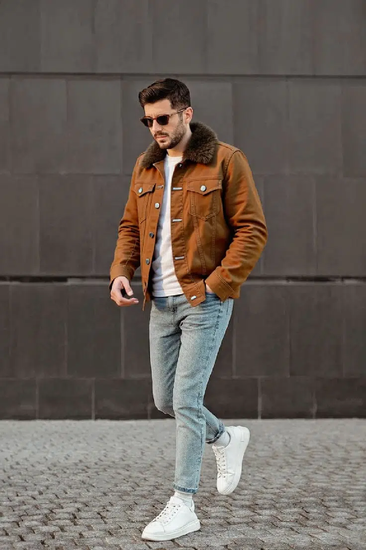 Veste Coll Forure JEUNE HOMME