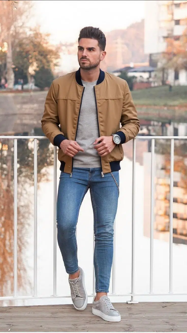 BLOUSON HOMME MODELE CORDON