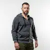 HOODIE ZIPPE TEXTUREE