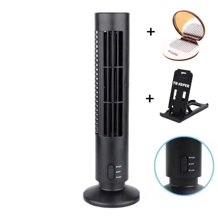 Tower ventilateur de bureau mini ventilateur Fans de refroidissement silencieux pour le bureau à dom
