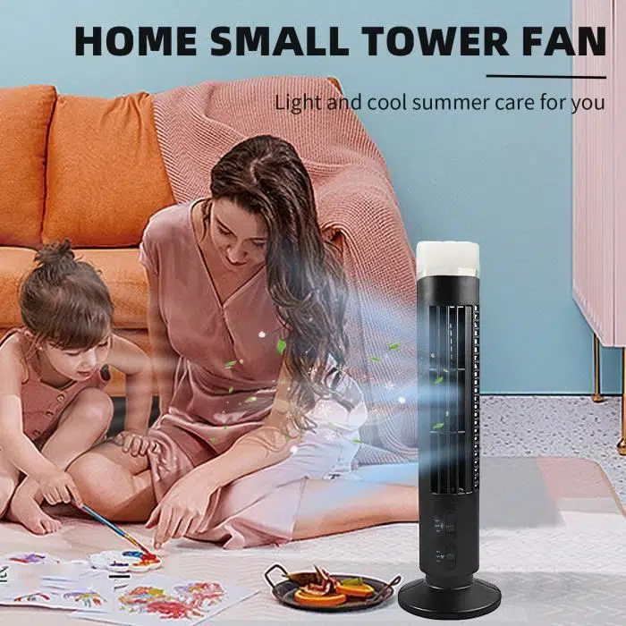 Tower ventilateur de bureau mini ventilateur Fans de refroidissement silencieux pour le bureau à dom