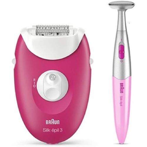 Braun Silk-épil 3 - SE3-420 - 20 pincettes - 2 Vitesses - Smartlight +Tondeuse bikini