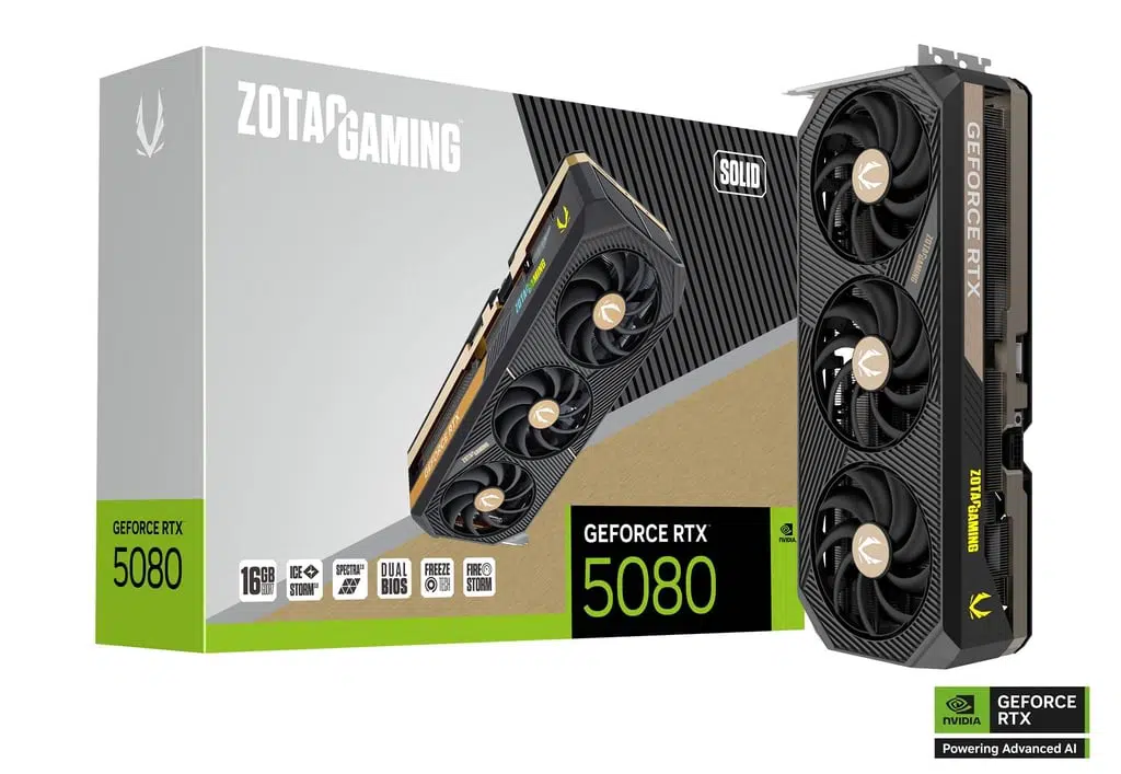 ZOTAC GeForce RTX 5080 SOLID