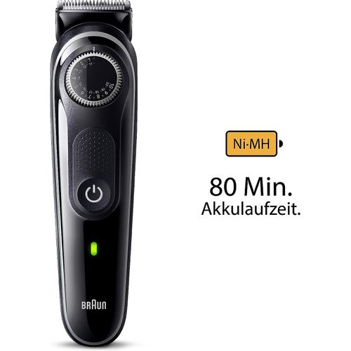 Boutique Officielle Braun Tondeuse à barbe 3 en 1 - BT3440 - Acier inoxydable - 8 Heures de charge